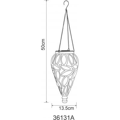 Globo Lighting Solar lampa solarna stojąca 0,06 W bursztynowy 36131A