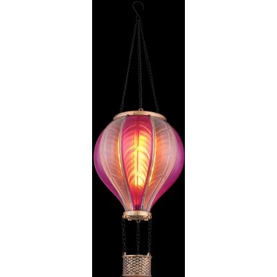 Globo Lighting Solar lampa solarna wisząca 20x0,5 W różowy/satyna 36136P