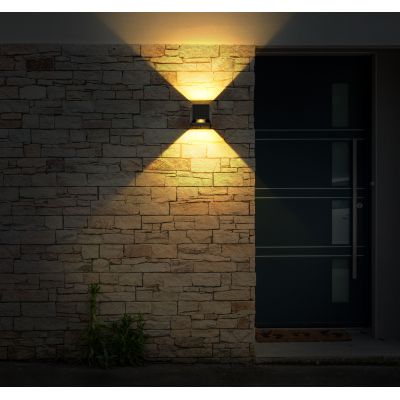 Globo Lighting Solar kinkiet solarny 1x6 W czarny 36495