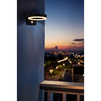 Globo Lighting Solar kinkiet solarny 1x6 W czarny 36507