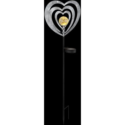 Globo Lighting Solar lampa solarna stojąca 1x0,06 W czarny/szara/srebrny 36580