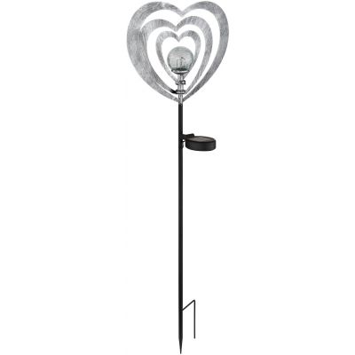 Globo Lighting Solar lampa solarna stojąca 1x0,06 W czarny/szara/srebrny 36580