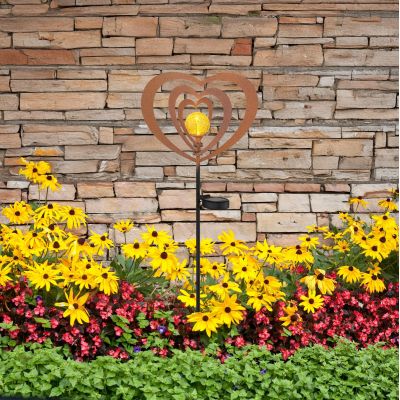 Globo Lighting Solar lampa solarna stojąca 1x0,06 W rdzawy/czarny 36580R