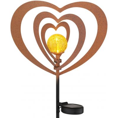 Globo Lighting Solar lampa solarna stojąca 1x0,06 W rdzawy/czarny 36580R