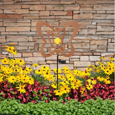 Globo Lighting Solar lampa solarna stojąca 1x0,06 W rdzawy/czarny 36581R