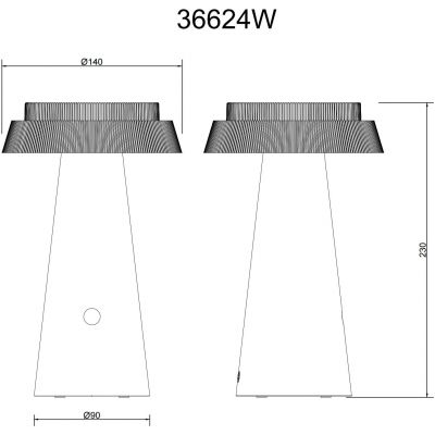 Globo Lighting Solar lampa stojąca 1x4 W biały 36624W