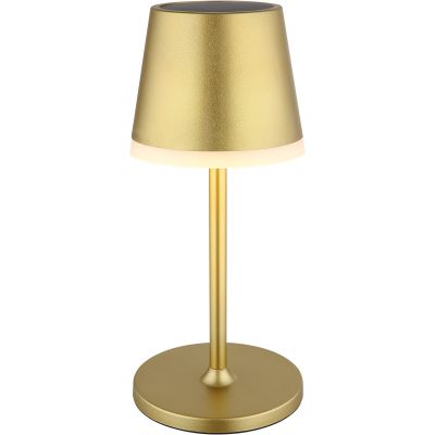 Globo Lighting Solar lampa solarna stołowa 1x0,06 W złoty 36637GM
