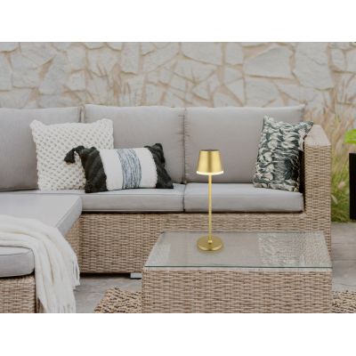 Globo Lighting Solar lampa solarna stołowa 1x0,06 W złoty 36637GM