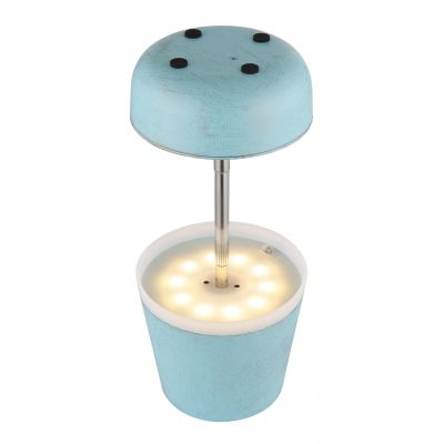 Globo Lighting Solar lampa solarna stołowa 1x0,06 W niebieski 36638B