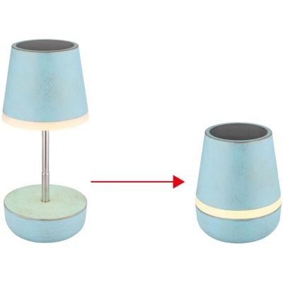 Globo Lighting Solar lampa solarna stołowa 1x0,06 W niebieski 36638B