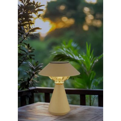 Globo Lighting Solar lampa solarna stołowa 1x0,06 W beżowa 36639S