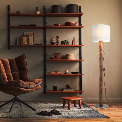 Globo Lighting Norin lampa stojąca 1x40 W biała 40210146X