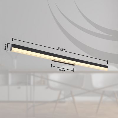 Globo Lighting Sallo kinkiet 1x18 W biały-czarny 41927B