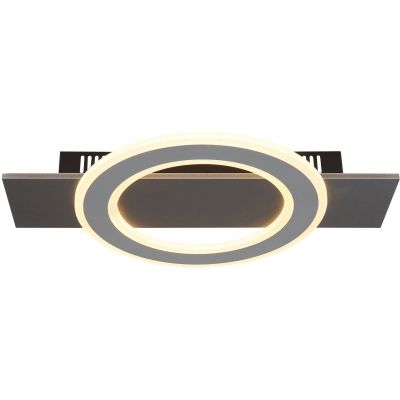 Globo Lighting Jayden lampa podsufitowa 1x18 W biała-czarna-szara 48034-18