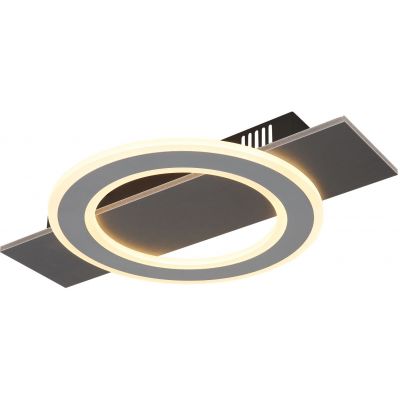 Globo Lighting Jayden lampa podsufitowa 1x18 W biała-czarna-szara 48034-18