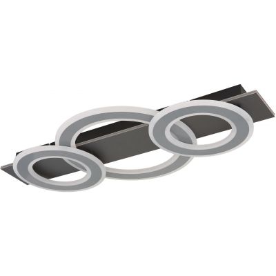 Globo Lighting Jayden lampa podsufitowa 1x50 W biała-czarna 48034-50