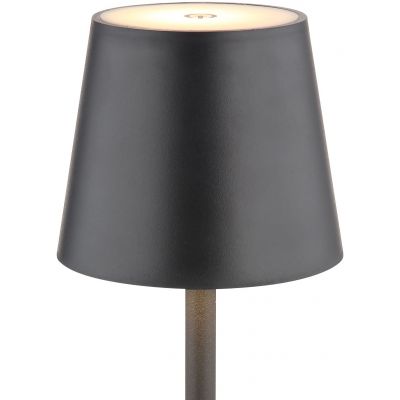 Globo Lighting Vannie lampa stołowa 1x3 W biała-czarna 58438G