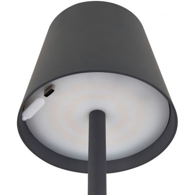 Globo Lighting Vannie lampa stołowa 1x3 W biała-czarna 58438G