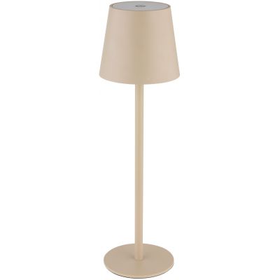 Globo Lighting Vannie lampa stołowa 1x3 W biała-piaskowa 58438S