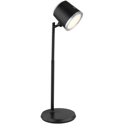 Globo Lighting Meeya lampa biurkowa 1x6 W czarna-srebrna 58454B