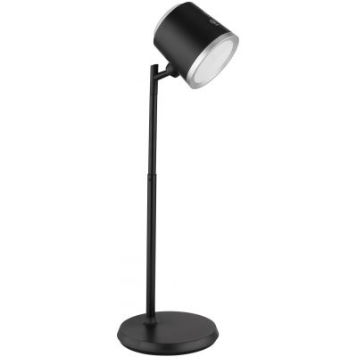 Globo Lighting Meeya lampa biurkowa 1x6 W czarna-srebrna 58454B