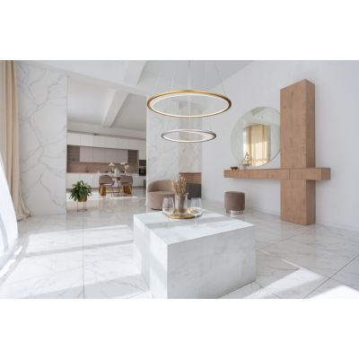 Globo Lighting Umbra lampa wisząca 1x40 W biała-złota-srebrna 67333-44H