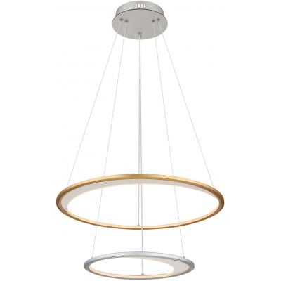 Globo Lighting Umbra lampa wisząca 1x40 W biała-złota-srebrna 67333-44H