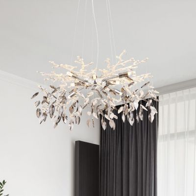 Globo Lighting Danna lampa wisząca 8x8 W chrom-przydymiona 64133-8