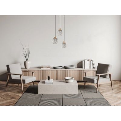 Italux Torno lampa wisząca 3x40 W złota PND-40813-3R-HBR