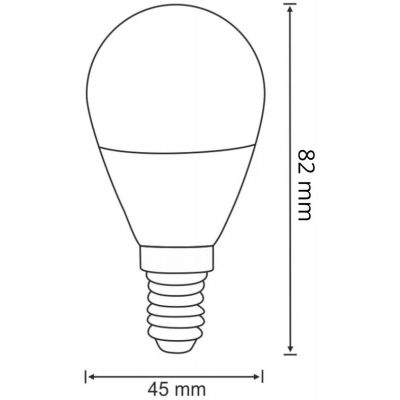 Goldlux Platinium żarówka LED 6,3W 3000 K E14 303936