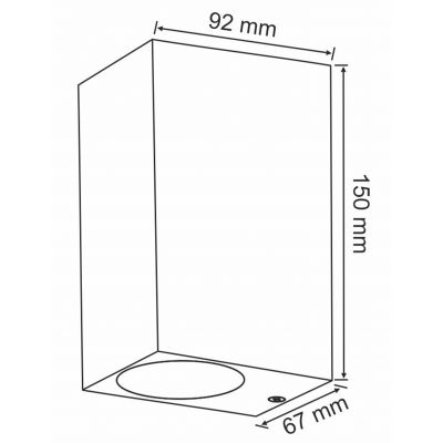 Goldlux Boston kinkiet zewnętrzny 2x10 W srebrny 304582