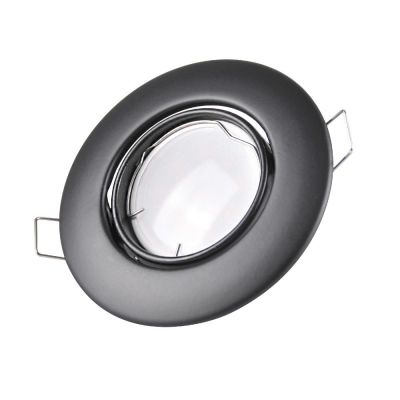 Goldlux Olin lampa do zabudowy 1x8 W czarna 306227