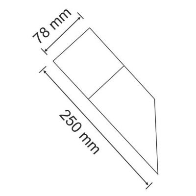 Goldlux New York kinkiet zewnętrzny 1x12 W biały-grafitowy 307316