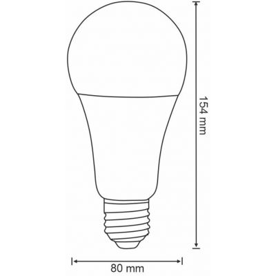 Goldlux Platinium żarówka LED 20W 3000 K E27 307620