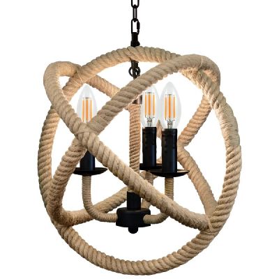Goldlux Globo lampa wisząca 3x10 W beżowa 307903