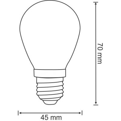 Goldlux Party żarówki LED Multipack 2x0,5 W 2200 K E27 308733