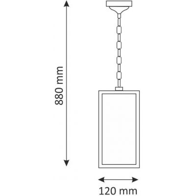 Goldlux Malmo lampa wisząca zewnętrzna 1x15 W czarna 309211