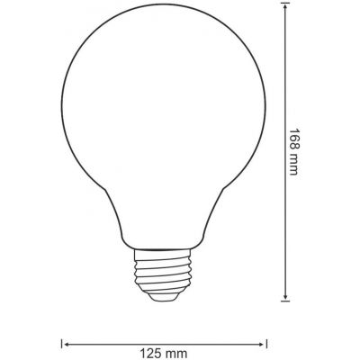 Goldlux Folk żarówka LED 4W 3000 K E27 311320