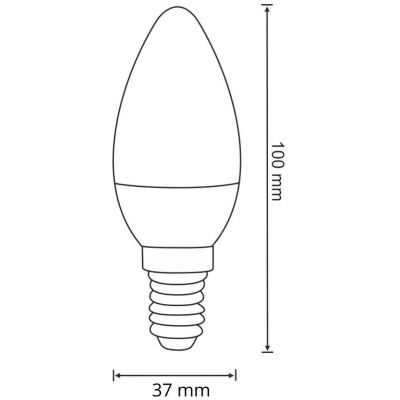 Goldlux Platinium żarówka LED 6,3W 4000 K E14 312129