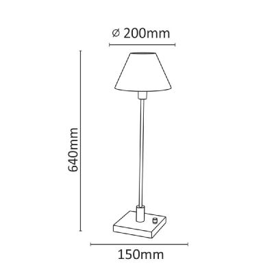 Goldlux Grena lampa stołowa 1x12 W mosiądz 312389