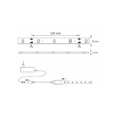 Goldlux taśma LED 200 cm 8 W 313898