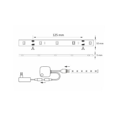 Goldlux inteligentna taśma LED 500 cm 20 W 313911