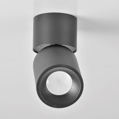 Goldlux Nixa lampa podsufitowa 1x10 W czarna 314246