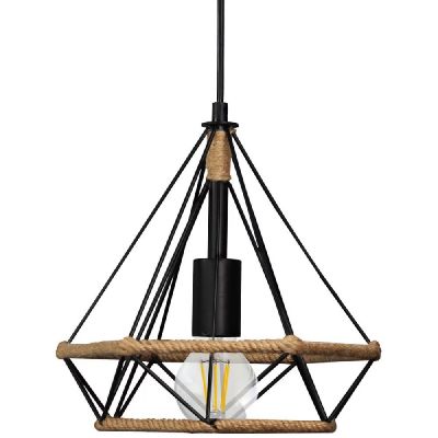 Goldlux Broxton lampa wisząca 1x20 W czarna 314529