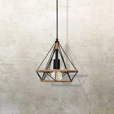 Goldlux Broxton lampa wisząca 1x20 W czarna 314529