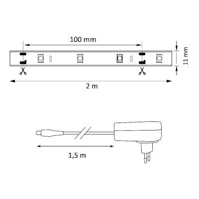 Goldlux taśma LED 500 cm 25 W 314970