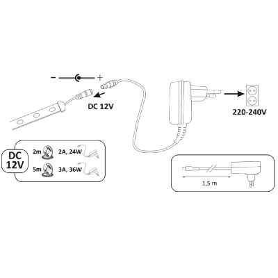 Goldlux taśma LED 200 cm 18 W 315359