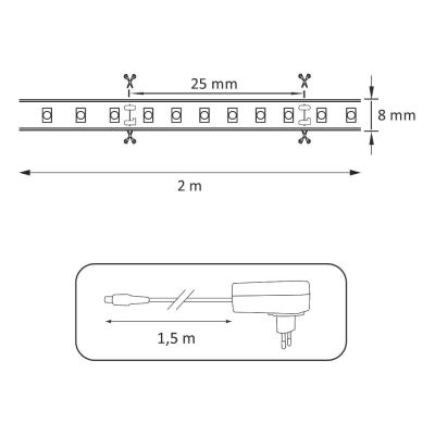 Goldlux taśma LED 200 cm 18 W 315366