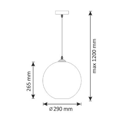 Goldlux Umea lampa wisząca 1x20 W beżowa 316523