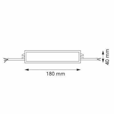 Goldlux zasilacz 12V LED biały 317308